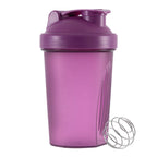 400ML Shaker Bottles Colorful  Whey Protein Powder Mixing Bottle Fitness Gym Shaker Outdoor Portable Plastic Drink Cup