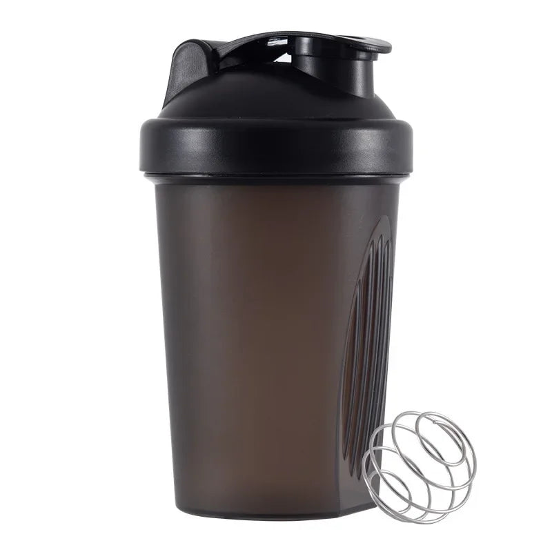 400ML Shaker Bottles Whey Protein Powder Mixer Bottle Sport Water Cups Fitness Gym Shaker Outdoor Portable Plastic Drink Cup