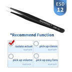 NAGARAKU Eyelash Extension Tweezers Makeup Stainless Steel Eyelash 3D accurate Clip