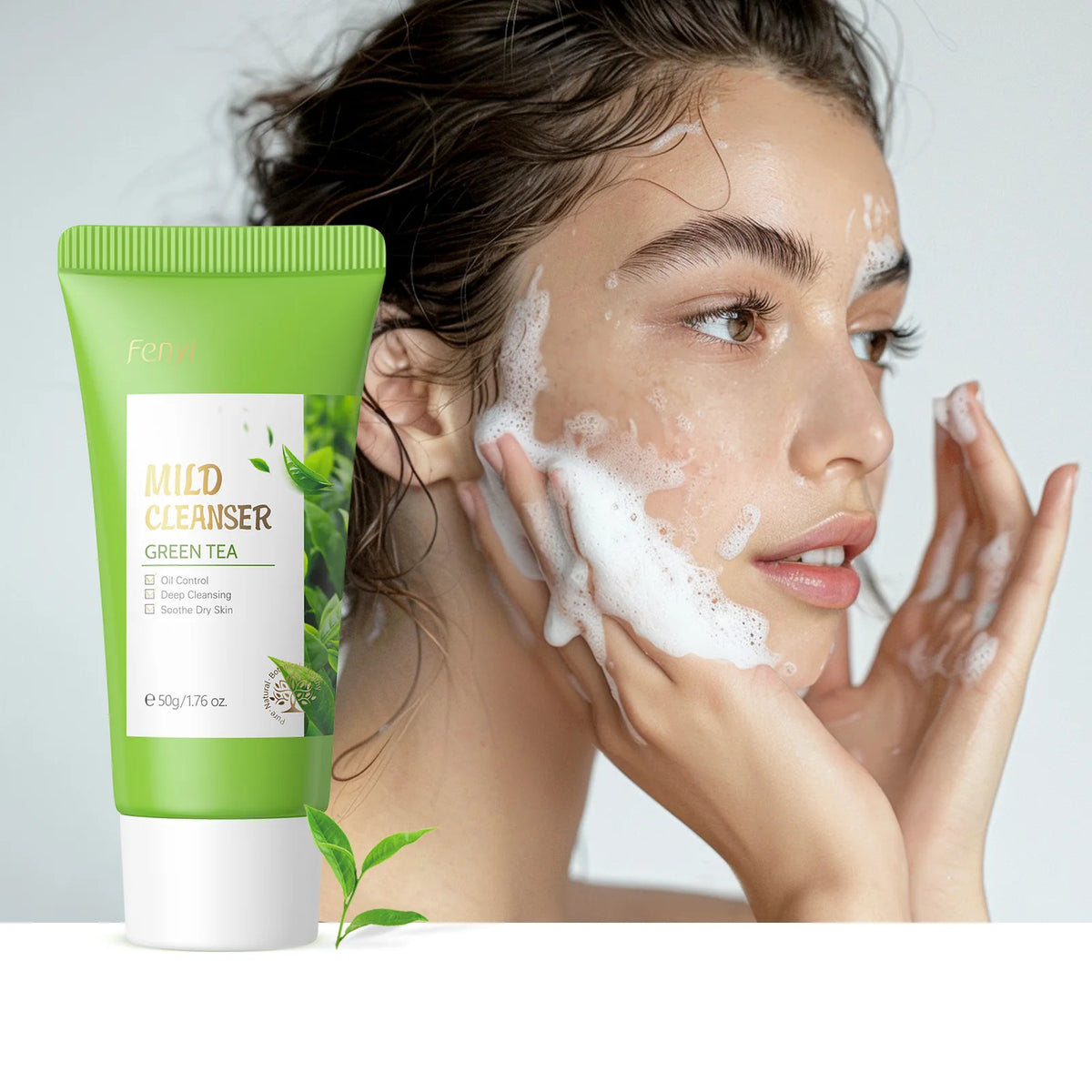 Vitamin C Sakura Facial Cleanser Face Wash Foam Foam Face Cleanser Moisturizing Whitening Anti-aging  Wrinkle Skin Care