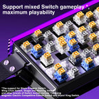 AULA HERO 68 HE Hall Effect Gaming Keyboard 65% Wired RGB Hot Swappable 8K Polling 0.01mm Magnetic Switch for PC Gamers