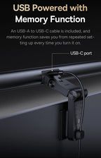 【New Sale】Baseus Magnetic Computer Screen Light Desk Lamp Laptop Hanging USB Light Table Lamp LED Monitor Light Reading Light
