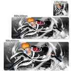 Bleach Kurosaki Ichigo Anime Mouse Pad Pc Gamer Accessories Desk Mats Rubber Carpet Mousepad Office Table Pads Gaming Mouse Mats