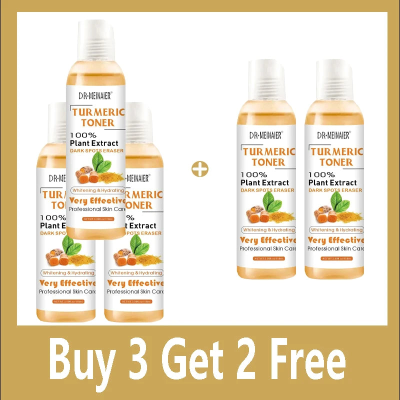 Turmeric Toner Brightening Face Serum Dark Corrector Whitening Serum Moisturizing Vitamin C Ginger Essence Korean Cosmetics