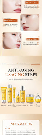 Coenzyme Q10 and Vitamin E Anti-Aging, Anti-Wrinkle, and Moisturizing Skincare Set