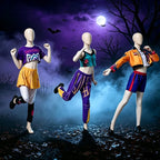 2026Spring Summer Girl Cosplay Singer Fashion Clothes Stage Performance 3PCS Set Children Show Halloween Carnival Party Costume