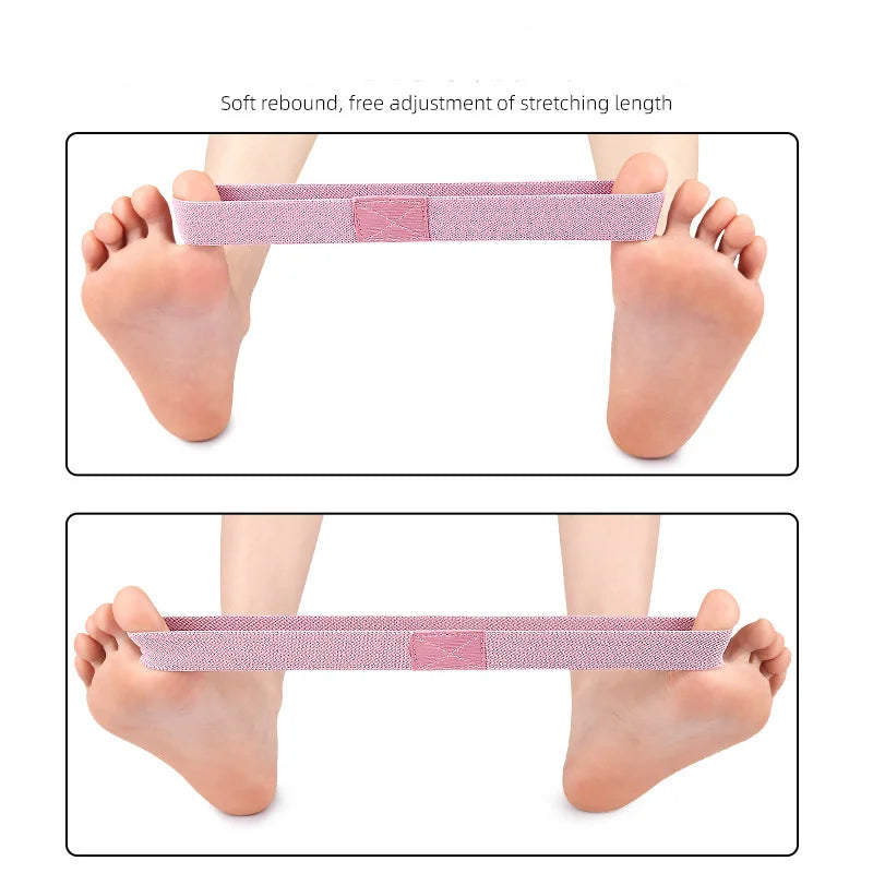 1-2Pcs Tensile Tape Hallux Valgus Of Foot Corrective Training Exerciser Belt Toe Separator Thumb Elastic Band Foot Care Tools