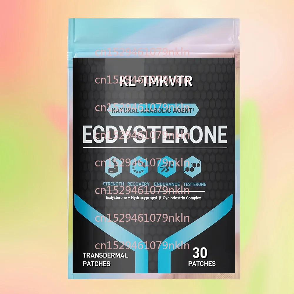 30 Patches Ecdysterone Transdermal Patches for Lean Muscle Growth & Strength Enhancement