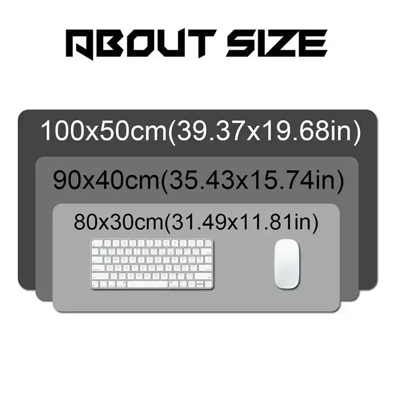 Anime Girl Purple Cute Mouse Pad XXL Laptop Gamer Cabinet Keyboard Rug Computer Kawaii Desk Mat Non-slip Large Mousepad 90x40cm