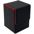 Card Fit For 100+Single Sleeved Cards  , Leather Trading Commander Deck Box Compatible With  Card Deck,Game Card Box