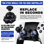 TMR Stick Module Replacement for PS5 Edge Controller For PS5 Edge Analog Joystick to Resolve Drift & Restore Pro Level Accuracy