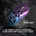 ATTACK SHARK R2 tri-mode programmable mouse, ultra-light magnesium alloy, PAW3950 42000 DPI optical sensor, 8000Hz polling rate