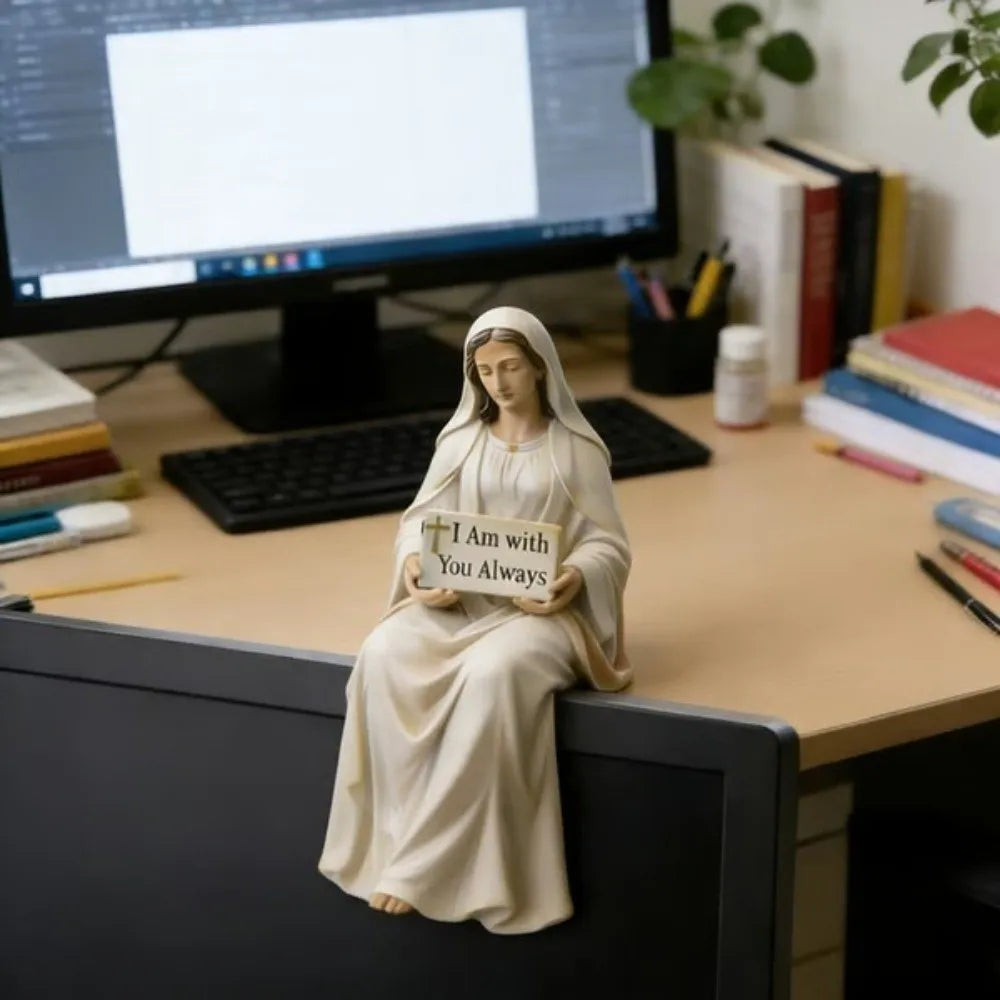 FaithCalm™ Jesus Desk Figurine ✝️✨ Peace in Every Glance
