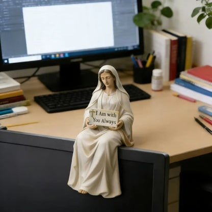 FaithCalm™ Jesus Desk Figurine ✝️✨ Peace in Every Glance