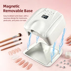 2 IN 1 Nail Lamp Single Toe Single Finger Gel Nail Curing Lamp Full Hand Fast Drying LED Light Nail Dryer Auto Sensor Dual Lamp