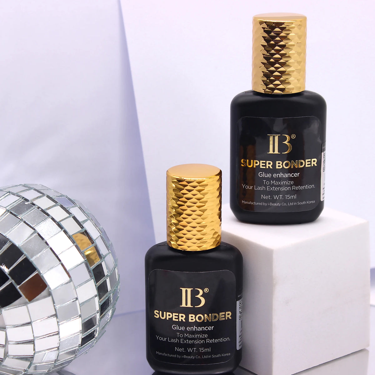1 Bottle IBeauty Super Bonder Banana Primer Fake Eyelash Extension Fast Dry Long Lasting Korea Booster Strong Adhesive Supplies