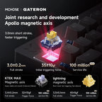 Mchose Mix87 Magnetic Swtich Keyboard Wired Gaming Keyboard 8K+256K Esport 0.08ms Low Latency E-Sports Custom Gamer Accessories