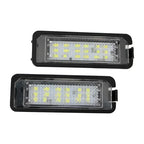 12V Car License Plate Lights LED Lamp Auto Accessories for VW Golf 4 5 6 7 MK4 MK7 Passat CC Scirocco Skoda Seat Leon Ibiza