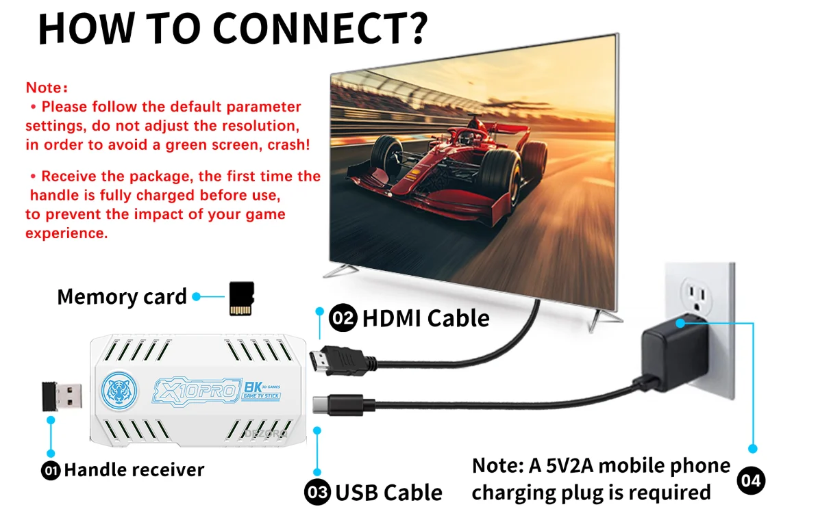 Emuelec 4.8 X10 Pro Game Stick 4K X10 Ultra Retro Video Game Console HD Output Consola Built In Retro Games Dual 2.4G Controller