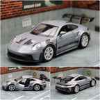 1:36 Porsche 911 992 GT3 RS Alloy Track Racing Car Model Diecast Metal Sports Car Model High Simulation Collection Kids Toy Gift
