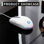 g102 Logitech G102/g203/g402 Logitech G102 Wired Gaming Mouse, Adjustable 200-8000 DPI, Comfort Grip, RGB Backlit for PC Laptops