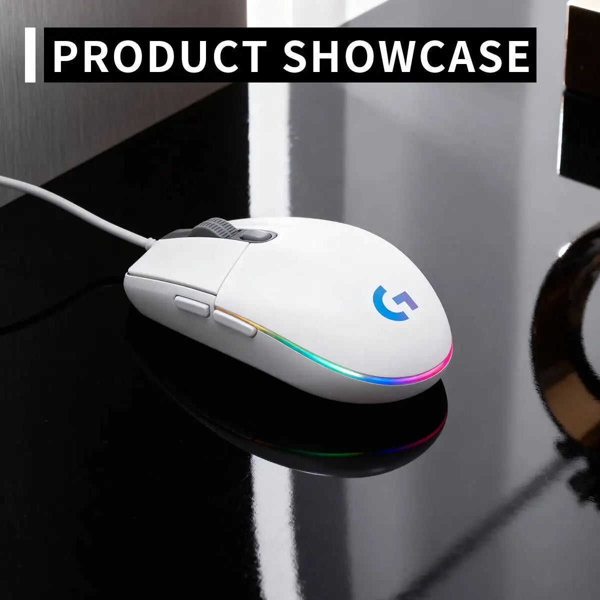 g102 Logitech G102/g203/g402 Logitech G102 Wired Gaming Mouse, Adjustable 200-8000 DPI, Comfort Grip, RGB Backlit for PC Laptops