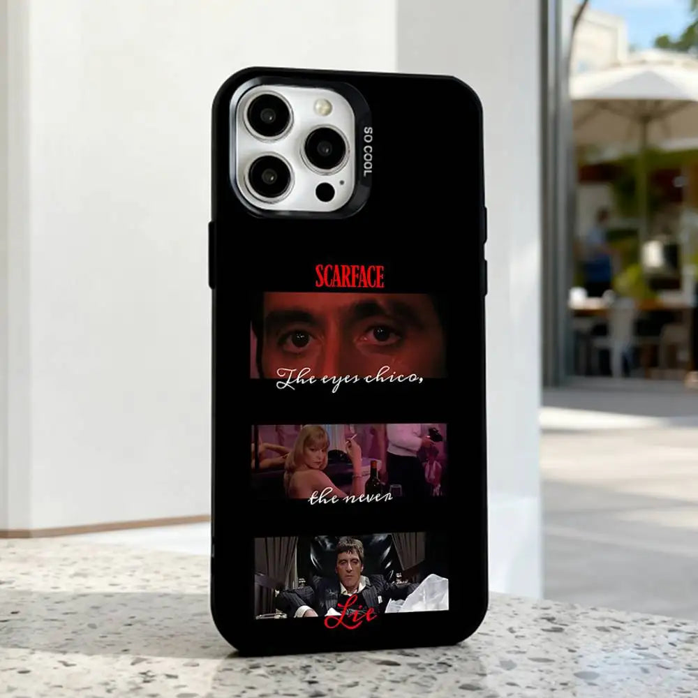 Scarfaces The World Is Yours Phone Case For iPhone 17,16,15,14,13,12,11,Pro,Max,Plus,E,Air,Mini Anti Fall Black  Bumper