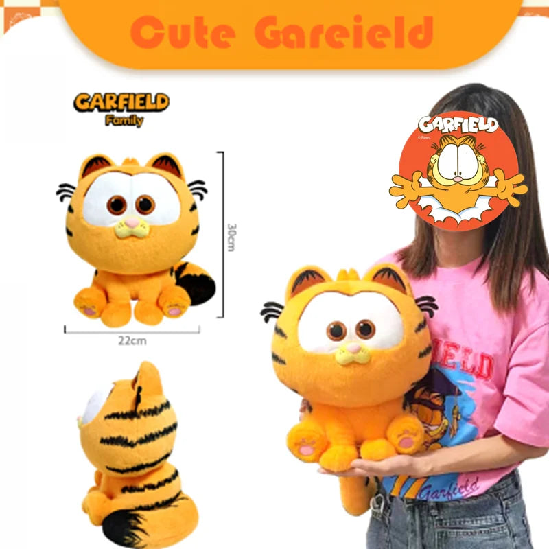 GARFIELD Original Stuffed Plush Soft Cat Plush Cartoon Plushie Doll for Boys Girls Christmas Decor Gift