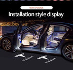 Tesla 2pcs Car HD Projector Lamp LED Door Welcome Light For Tesla Model S Model Y Model 3 Model X