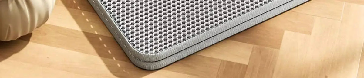 Cat Litter Mat Heavy Duty Waterproof 2 Layer Non Slip Washable Pet Floor Protector Litter Box Sand Stopper Pet Product