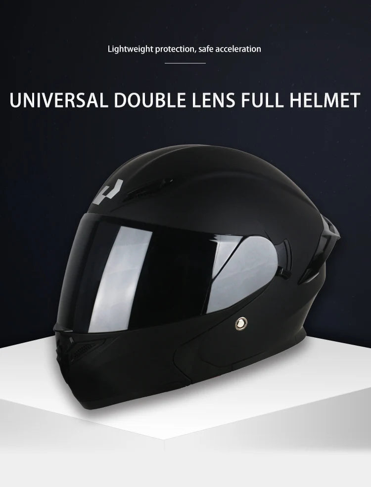 High Quality DOT Motorcycle Helmet Four Seasons Motocross Racing Modular Flip Up Casco Moto Men Women Off Road Helmet Unmasked