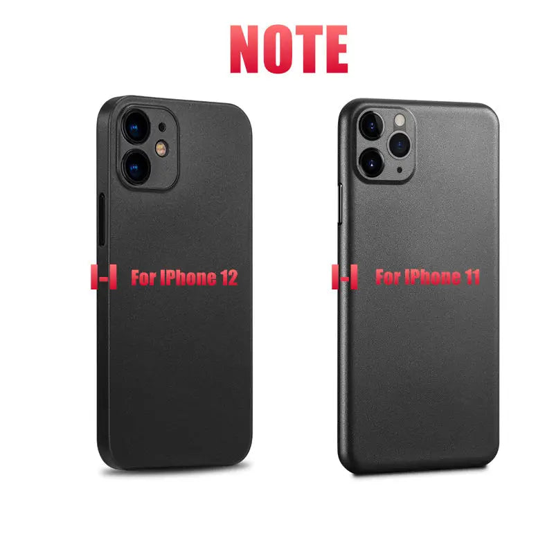 0.2MM Ultra Thin Case For iphone 13 14 15 Pro Max 12 Mini 11 X XR XS Max Cover For iphone SE 2020 2022 7 6 8 Plus Hard PC Case