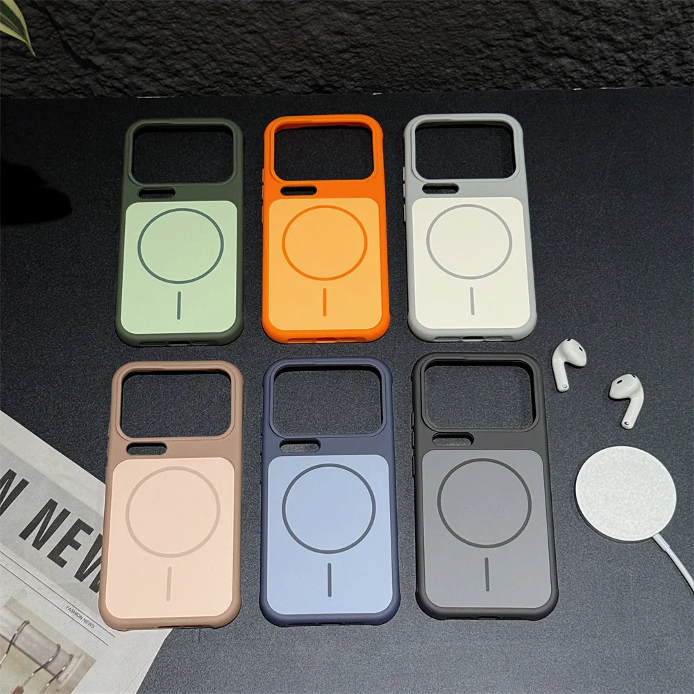 Frosted Matte Magnetic MagSafe Case for Xiaomi 17 Pro Max 15 14 Pro Shockproof