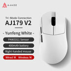 AJAZZ AJ179 Lightweight Wired And Wireless Mouse Ergonomic Macro Gaming Mouse Suitable For Personal Computers And Laptops