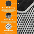 Cat Litter Mat Heavy Duty Waterproof 2 Layer Non Slip Washable Pet Floor Protector Litter Box Sand Stopper Pet Product