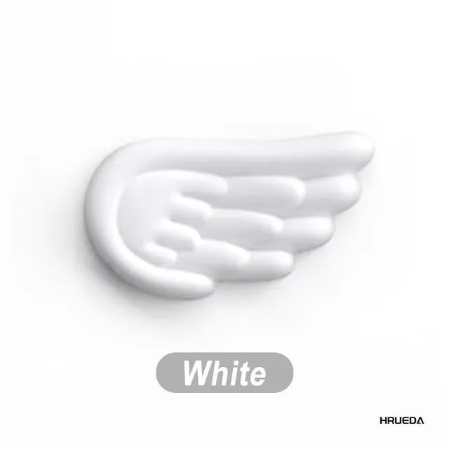 Keyboard Mouse Wrist Rest Angel Wing Memory Foam Mouse Pad Set Wrist Support Ergonomic Non-Slip for Computer Laptop Easy Typing
