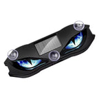 KEVANLY Solar Power Car Demon Eye Light Cool Flashing Warning Light Dynamic Safety Vehicle Signal Lights Universal