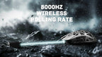 ATTACK SHARK R2 tri-mode programmable mouse, ultra-light magnesium alloy, PAW3950 42000 DPI optical sensor, 8000Hz polling rate