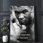 Mike Tyson Muhammad Ali Motivational Quote Poster Sticky Wall Art Printing Waterproof Home Living Bed Room Bar Aesthetic Decor