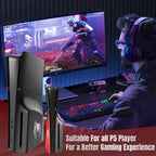 PS5 Slim Faceplate with Cooling Vent – Disc & Digital