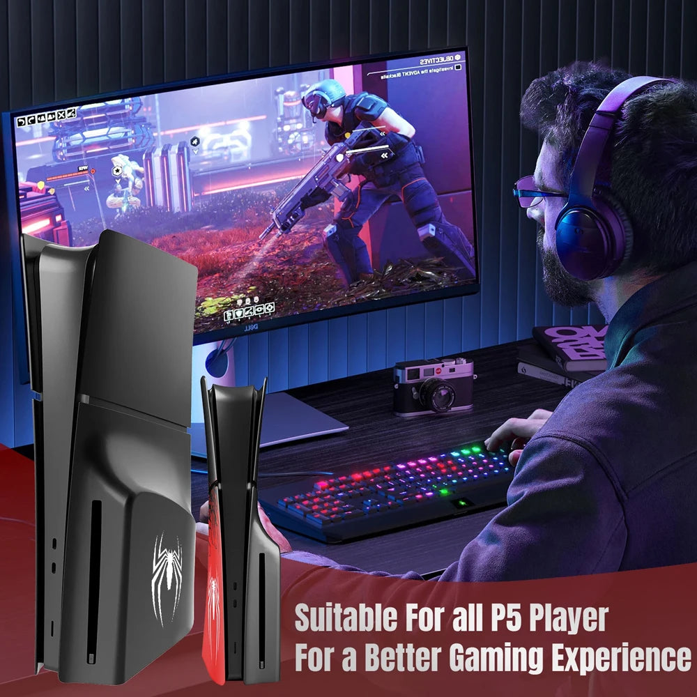 PS5 Slim Faceplate with Cooling Vent – Disc & Digital