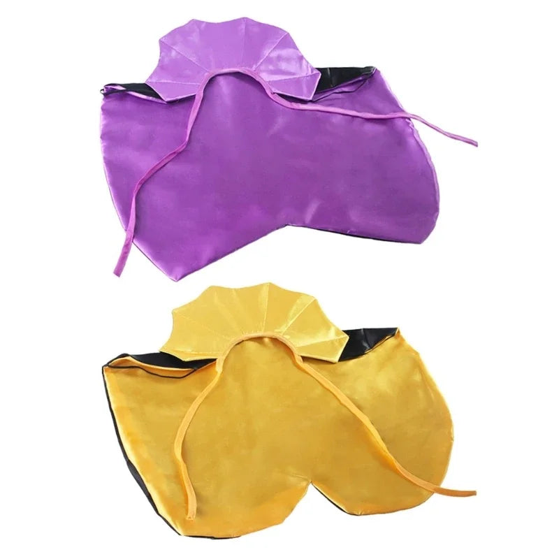 Halloween Pet Costume Cloak with Easy to Wear Laceup Tied Design Comfortable Polyester Dog Cosplay Outfit for Parties 87HA