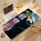 Singer S-Sabrina C-Carpenter Short n Sweet S Mouse Pad Large Desk Mat Keyboard Ergonomic Office Rubber Game PC Non-slip Anti-fra