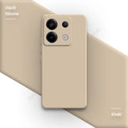 Original Square Liquid Silicone Phone Case for Xiaomi Poco X6 PocoX6 Pro 5G Lens Protection Soft Couples Cover Thin Fundas Coque