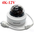 4K Video Surveillance Camera POE Doms Dome IP Onvif Audio 48V POE/DC 12V 4MP/5MP/8MP Night Vision CCTV Security Camera For NVR