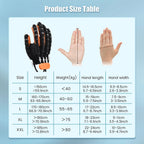 Left & Right Rehabilitation Robot Gloves Hand Massage Device for Stroke Hemiplegia Hand Function Recovery Finger Workout Trainer