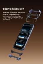 Genuine Aluminum SEBS Rubber Metal Bumper Double-layer ARC Case for IPhone 18 17 Pro Max Air Unique Design High-strength Cover