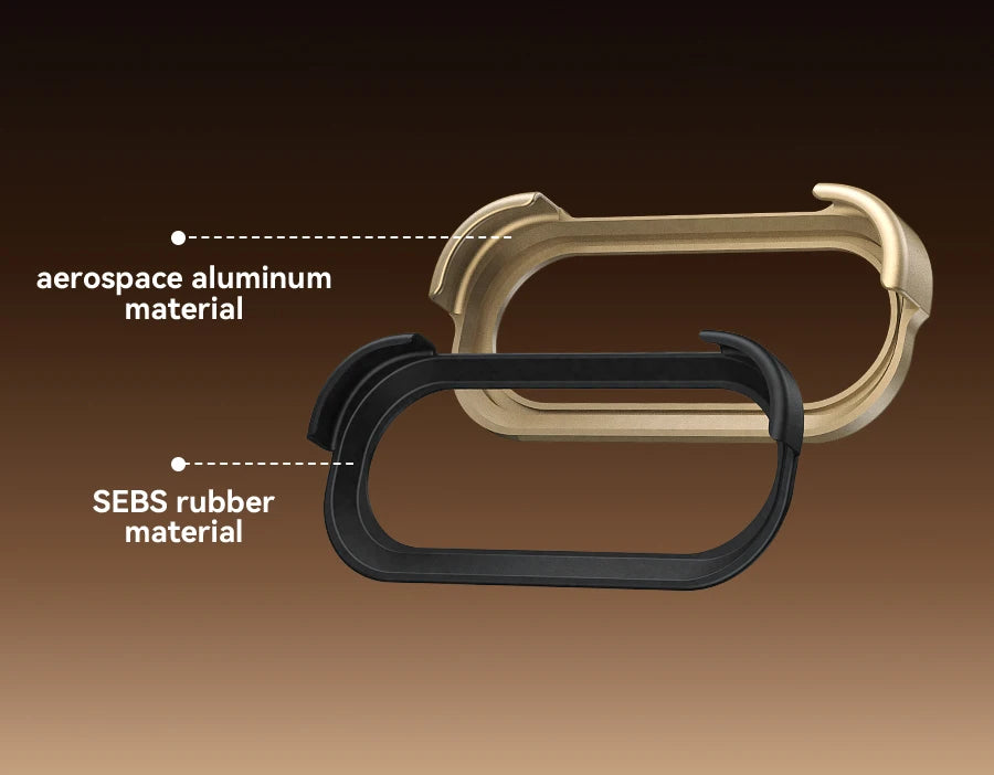 Genuine Aluminum SEBS Rubber Metal Bumper Double-layer ARC Case for IPhone 18 17 Pro Max Air Unique Design High-strength Cover