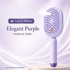 Electric Hair Straightener Brush No Heat with Fine Mist Spray Red Light Therapy Straightening Scalp Massage Cordless Fast Charge
