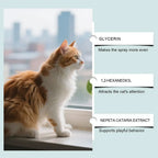 Long Lasting Cat Repellent Spray 120ml Non-Toxic Formula for Furniture Carpets Prevent Urine Marking Indoor Odor Neutralizer